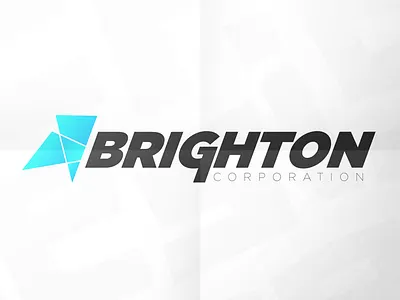 Brighton Corp Logo Exploration brighton corp design gradient logo logo design