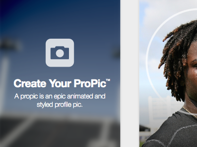 Propic Screens app hudl ios mobile selfie skunkworks sports