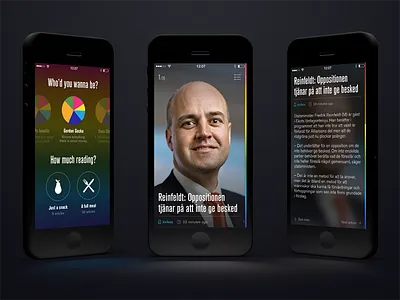 News Diet - What would you like to have read? app article blur iphone mobile news paper photo ui