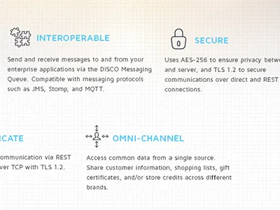 Disco blue blur maven pro one page parallax pattern