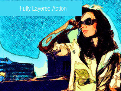 Vative Art Actions - Artistic Photoshop Actions art sketch comic drawing fashion sketches hand drawing instagram lomo photo effect action photoshop action pop art sketches watercolor