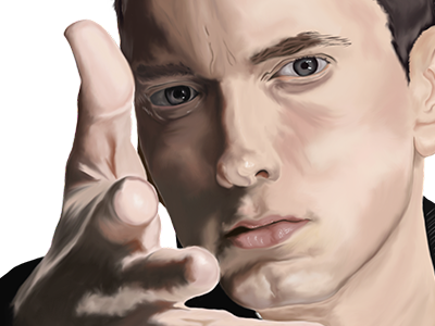 EMINEM digital digital painting digital portrait drawing eminem photoshop portrait wacom