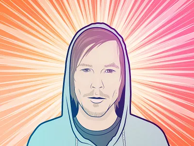 David thirty 30 cartoon david flat hultin human illustration illustrator realistic thirty toon