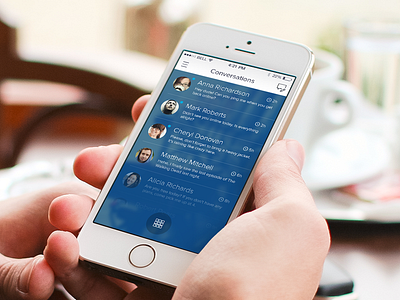 Conversations app chat conversation ios ios7 iphone iphone app mobile ui ui
