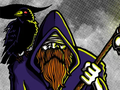 The Ferryman bill graham civic ferryman gigposter qotsa queens of the stone age screenprint sf warpaint