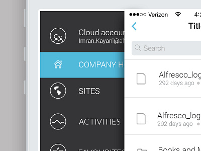 iphone mockup apple flat fresh icons ios7 iphone mobile ui redesign simple