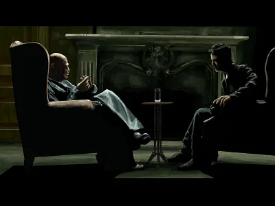 Down The Rabbit Hole Fin digital painting matrix personal