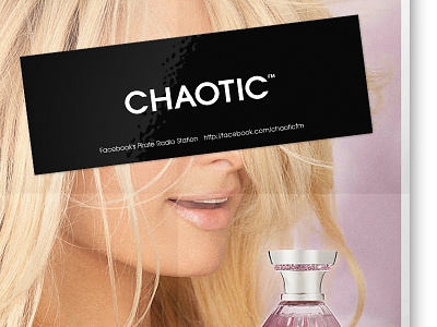 Chaotic FM - Poster Hijack Stickers branding chaotic graphic design graphics identity lettering logo logotype mark product typography wordmark