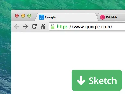 Chrome Freebie (Sketch) chrome dibbble download free freebie google mac new psd sketch ui window