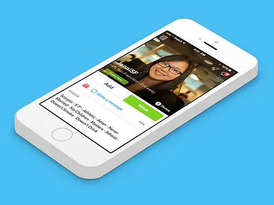 Zoosk Profile angled facebox flat ios sketch app zoosk