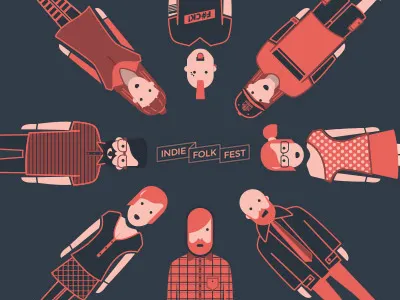 Indie Folk Fest by PIXEDEN web
