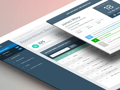 SMB Reminders blue charts clear dashboard graphs modern smb transparent unique white