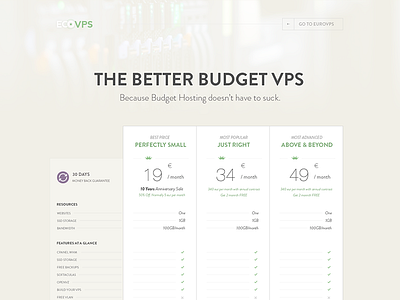 Compare Product Table clean ecovps eurovps flat magneticlab modern onlinelift table ui web design