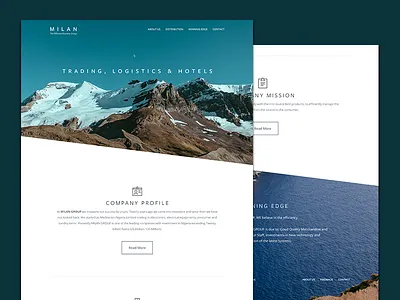 Winning Edge clean design footer photo trading web