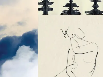 Moody Project Day 30 blog design inspiration mood board