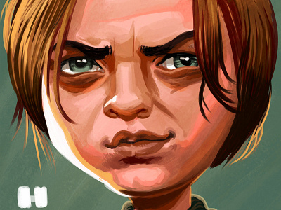 Arya Stark arya drawing game of thrones illustration stark