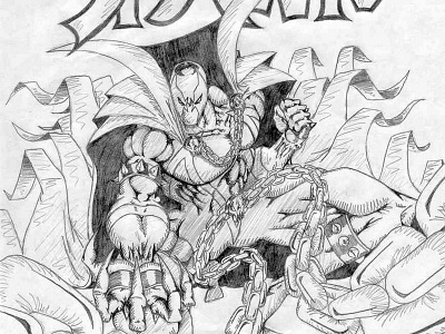 Spawn pencil spawn superhero