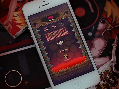 Laser Hell game ios ipad iphone ipod laserhell survive