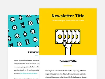 Newsletter creative templates digital illustration digital marketing email design email newsletter flat design illustration letter newsletter web web design
