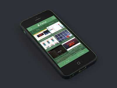 Forrst App Interface Design app design application forrst interface ios mobile redesign social ui ux