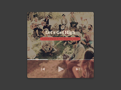 Music Player Widget design music music player player widget