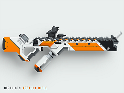 District9 Assault Rifle district9 epic armory epicarmory prawn weapon