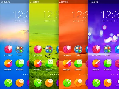 Brand new COLOR OS theme for OPPO