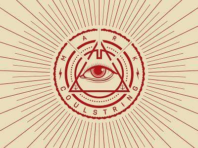 Personal Branding anchor arrow bolt branding eye illuminati lightning logo seal triangle