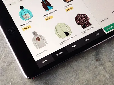 Sellwell Designs Point of Sale App ipad point of sale pos retail shop shopping