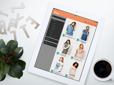 Shopsy E-Commerce iPad App app apple asos avenir ecommerce ipad pacifico shop shopsy ui ux