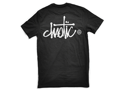 Chaotic T-Shirt Design 03 branding chaotic graphic design graphics identity lettering logo logotype mark product typography wordmark