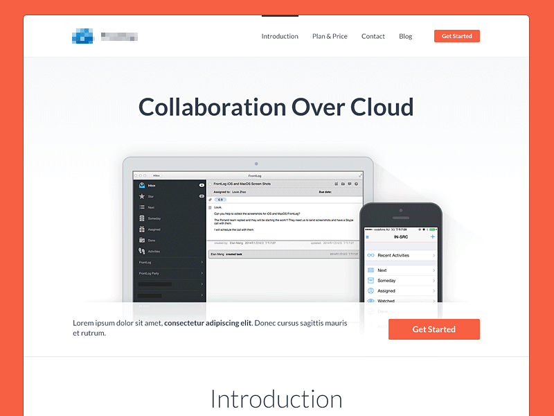 Landing page (mobile & desktop app) desktop header icon illutration landing mobile pricing product page ui ux web white