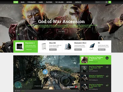 GameZone game gameplay gaming gaming template gaming theme layout pc playstation review walkthrough wordpress xbox