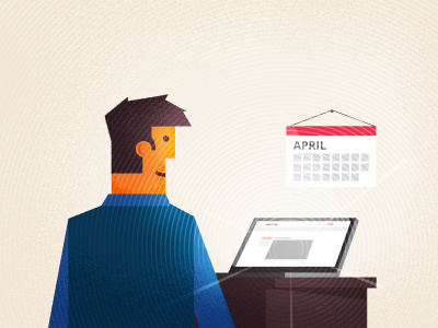 Financial Literacy Month Illustration blog design edukate financial illustration literacy post shine texture