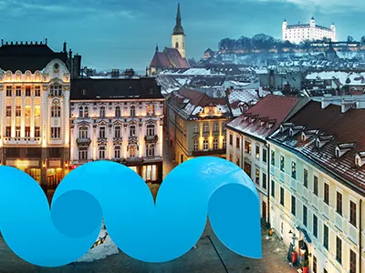 WEB2MEDIA - promo air blue bratislava city light media promo up web