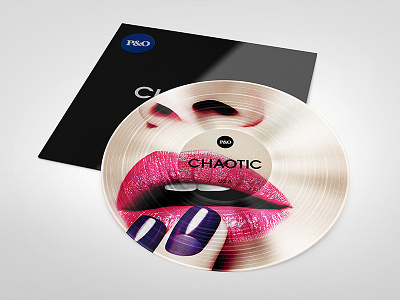 Chaotic 02 Vinyl Release (Picture Disk) branding chaotic graphic design graphics identity lettering logo logotype mark product typography wordmark