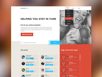 Homepage Layout contrast flat homepage landing layout scores simple