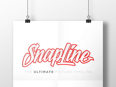 SnapLine App Logo app design font graphic design logo mock mock up type typography