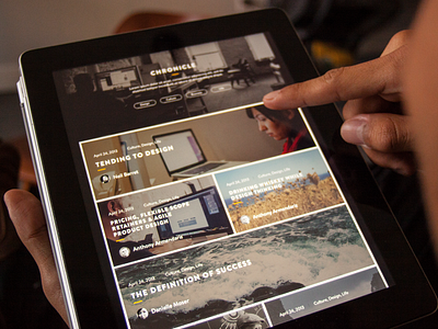 Funsize 3.0 - Chronicle V2 design fnsz portfolio responsive rwd tablet website