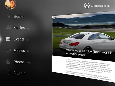 Mercedes Benz - Magazine benz car ios ipad magazine mercedes