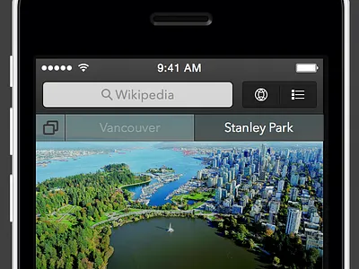 Articles for iPhone (Redesign) interface design ios 7 iphone redesign sketch.app ui wikipedia