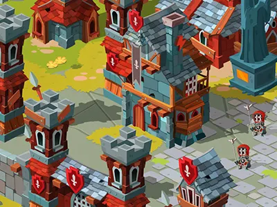 Zealots character design flota games vector art zealots