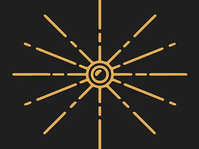 LED Tshirt 2 black gold illustration led light line tshirt