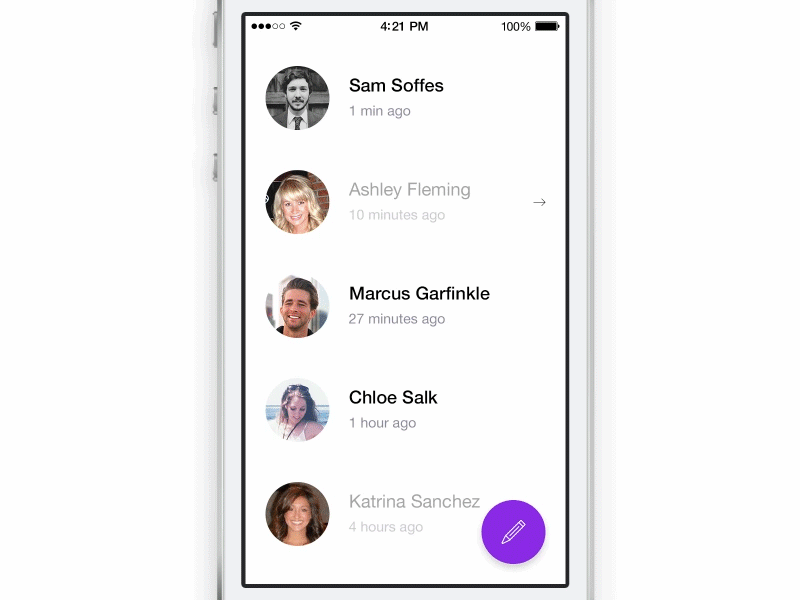 Peek 2.0 after effects animation app ios iphone peek