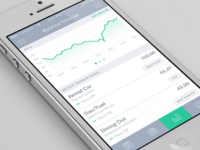 BudgetUI app betraydan budget design flat graph ios ui