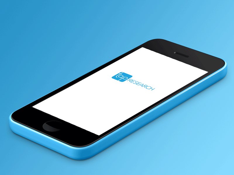 TapResearch New Mobile Look clean flat function look mobile new survey ui ux