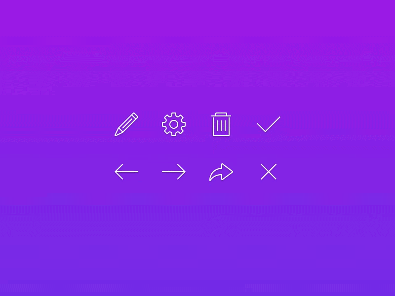 Peek 2.0 Icons app icons ios iphone line icons peek