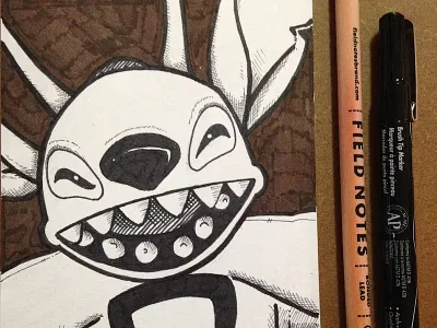 Sketched: Stitch disney disneystitch drawing experiment 626 sketch stitch