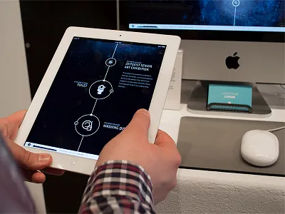 Gallery Installation: LUCA Music Project audio css3 gallery html5 music open source responsive space the noun project wordpress