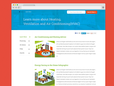 Learn More Page design icon landing page ui user interface web design website